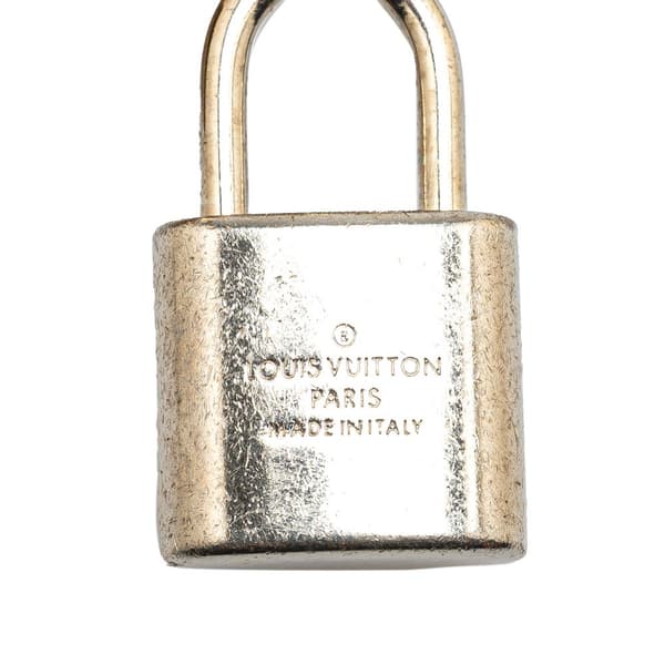 Pre-owned Louis Vuitton Kaleido V Bag Charm and Key Holder Gold