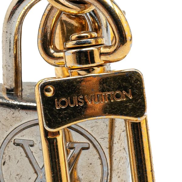 Pre-owned Louis Vuitton Kaleido V Bag Charm and Key Holder Gold
