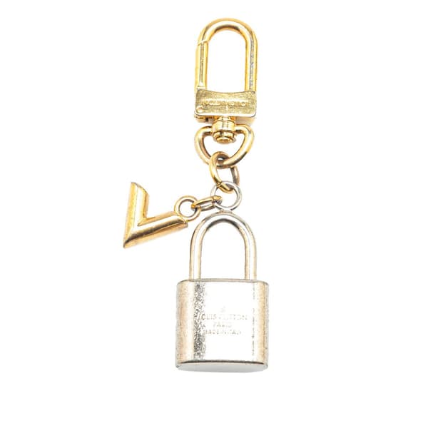 Pre-owned Louis Vuitton Kaleido V Bag Charm and Key Holder Gold