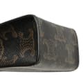 Miniatyrbild 9 av 10: Pre-owned Celine Micro Triomphe Coated Canvas Vertical Cabas Bag Charm Brown