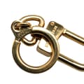 Miniatyrbild 4 av 4: Pre-owned Louis Vuitton Brass Pochette Extender Key Ring Gold