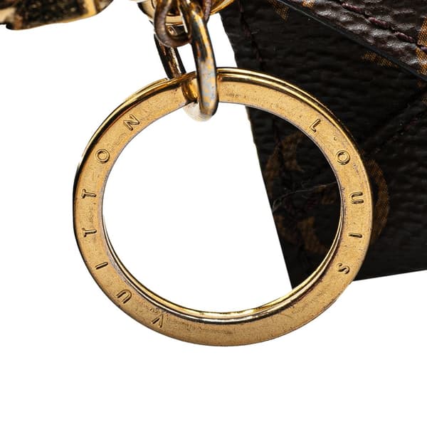 Pre-owned Louis Vuitton Monogram Kirigami Bag Charm And Key Holder Brown