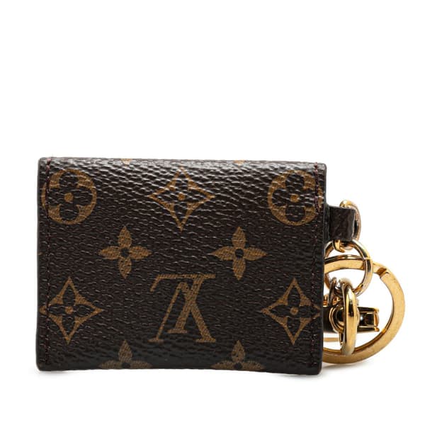 Pre-owned Louis Vuitton Monogram Kirigami Bag Charm And Key Holder Brown
