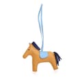 Miniatyrbillede 3 af 7: Pre-owned Hermès Milo Lambskin Grigri Rodeo Bag Charm MM Brown