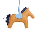 Miniatyrbillede 6 af 7: Pre-owned Hermès Milo Lambskin Grigri Rodeo Bag Charm MM Brown