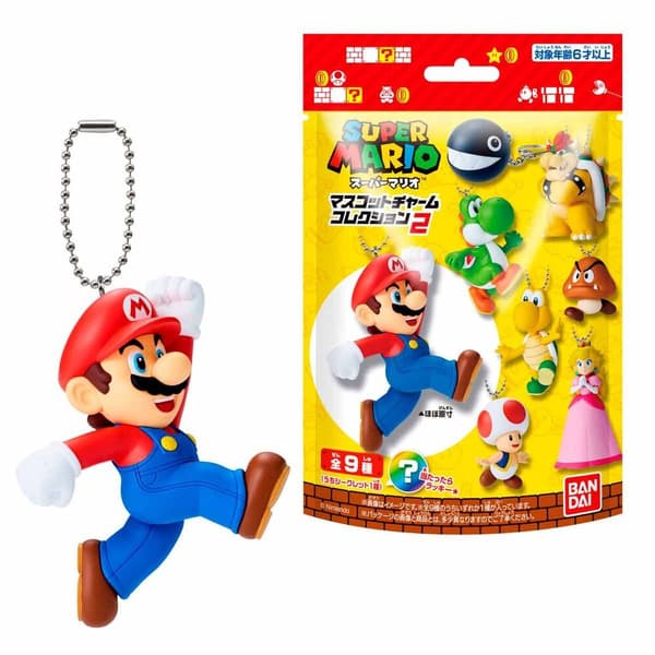 Super Mario Bros assorted Surprise figure keychain 5,4cm