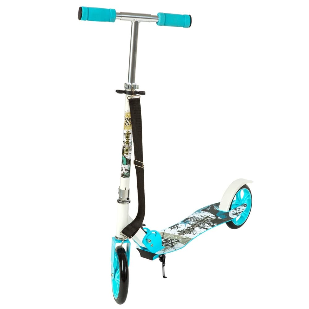 Sparkcykel ihopfällbar - blå