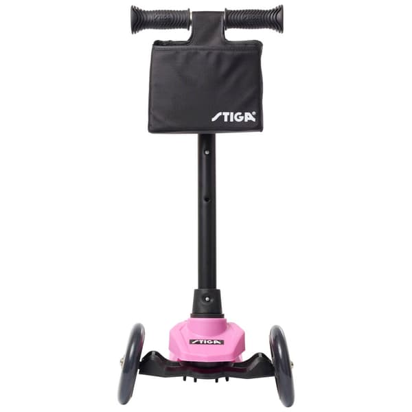 Sparkesykkel, Mini Kick Supreme+, Rosa, Stiga