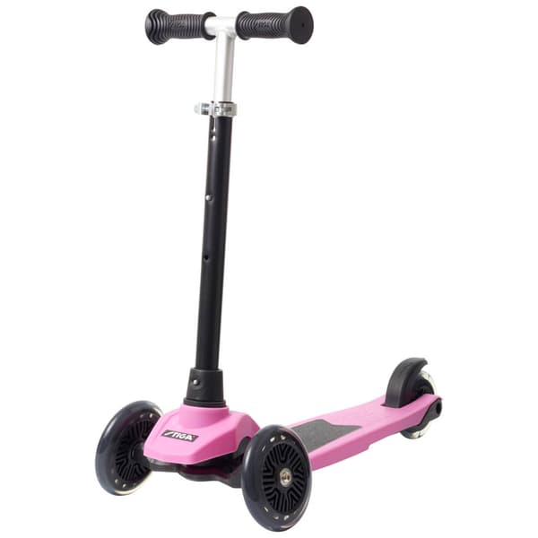 Sparkesykkel, Mini Kick Supreme+, Rosa, Stiga