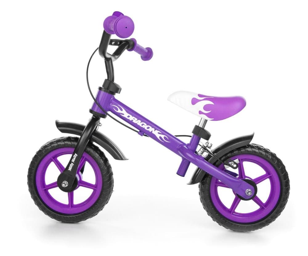 Milly Mally Dragon Bike race with brake violet
