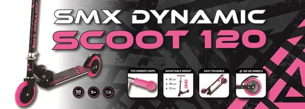 Sparkcykel, Scoot 120mm Pink, SportMe