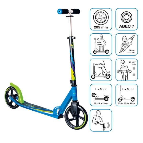 muuwmi - Aluminium Scooter 205 mm