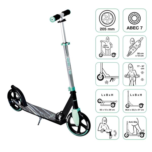 muuwmi - Aluminium Scooter 205 mm