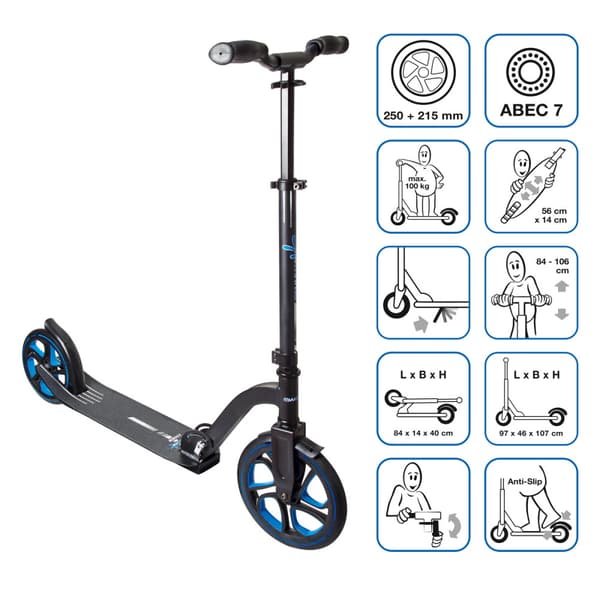 muuwmi - Aluminium Scooter Pro 250/215 mm