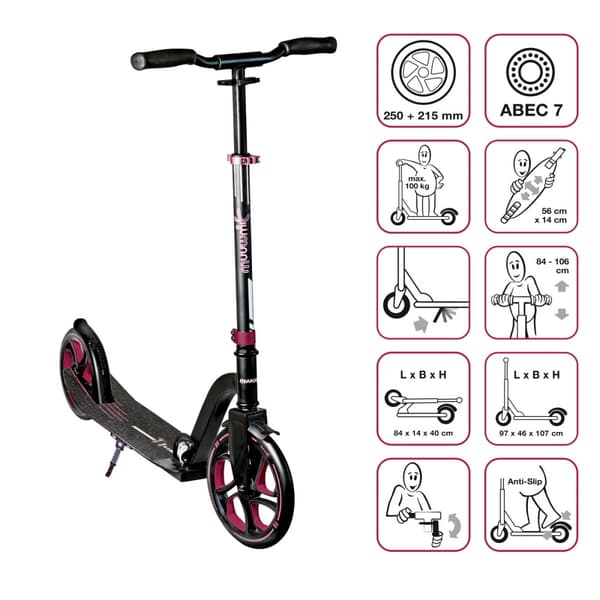 muuwmi - Aluminium Scooter Pro 250/215 mm