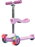 Miniatyrbilde 6 av 7: Rollie Scooter 2-i-1 Rosa Razor