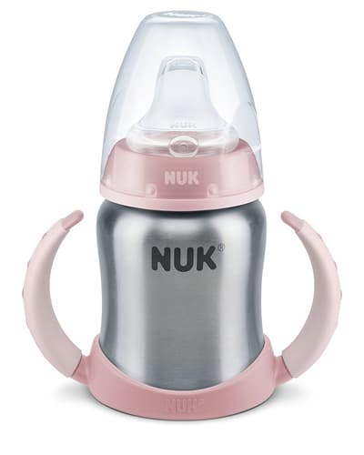 Flaska Nuk Stainless Steel Learner Cup Pink