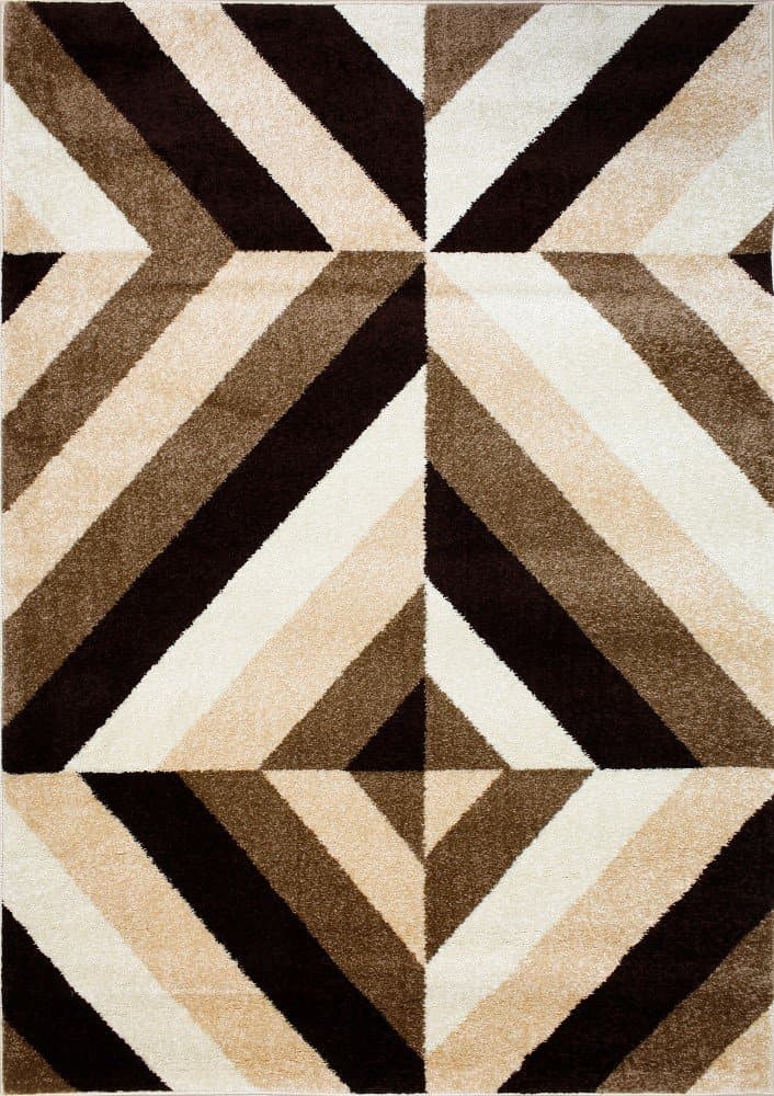 D-sign Matta Rainbow Collection Nova Beige/Mörkbrun