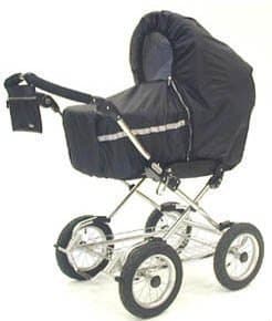 Regnskydd Tullsa För Barnvagn Svart