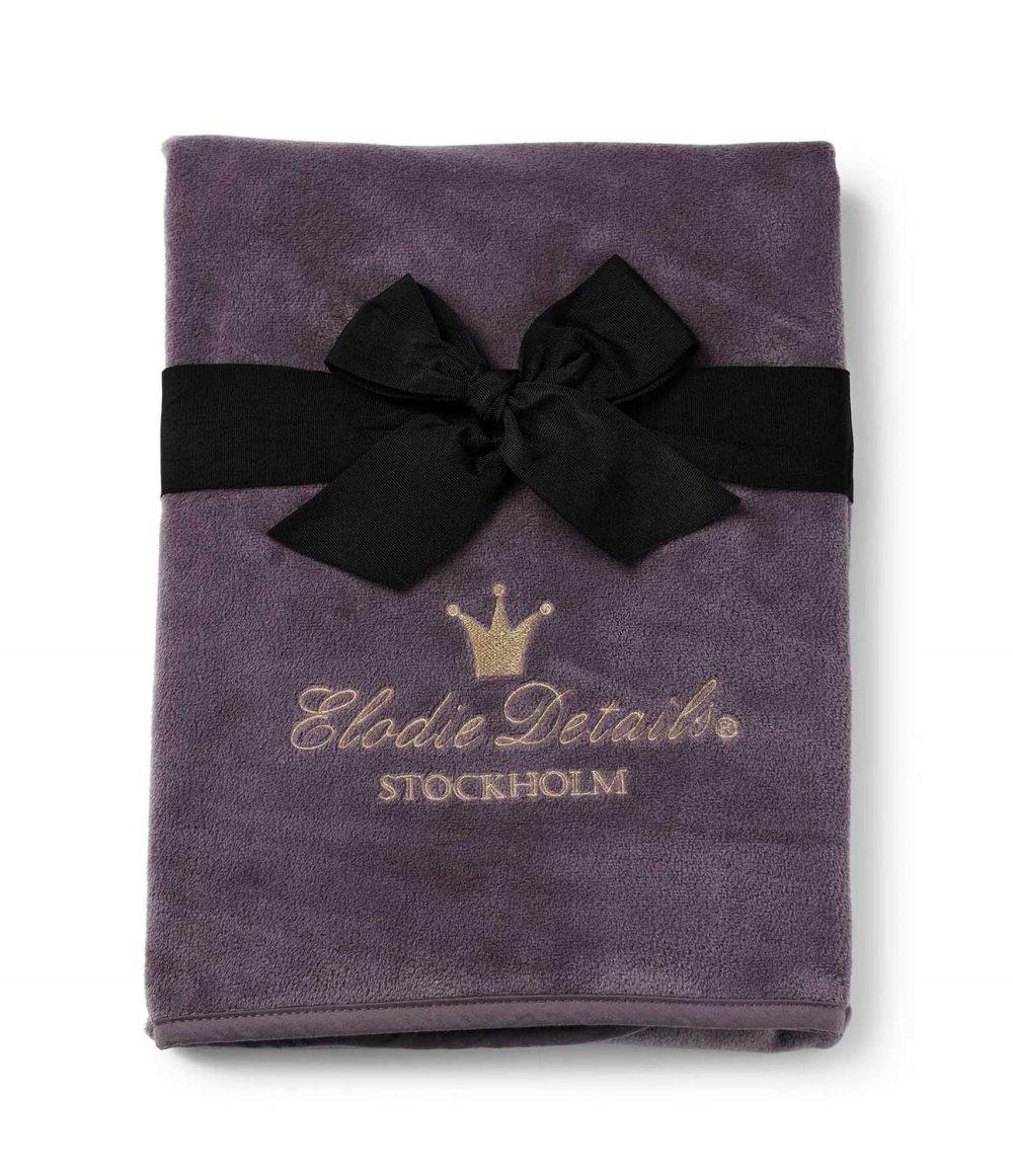 Pärlsammetsfilt Elodie Details Plum Love