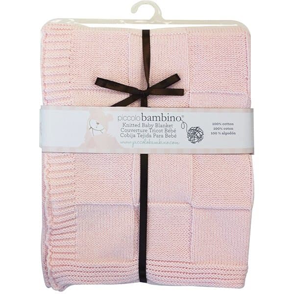 Filt Piccolo Bambino Stickad Rosa