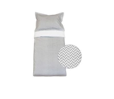 Spjälskydd Bliss Herringbone Grå