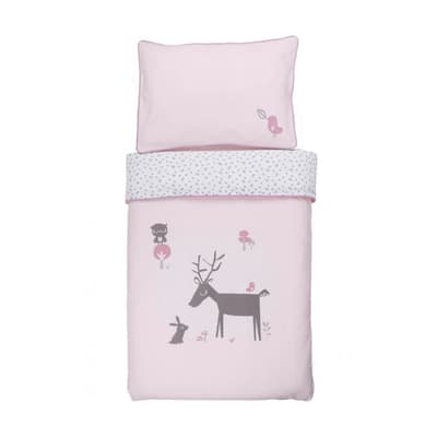 Bäddset Vinter och Bloom Spjälsäng Forest Friends Blossom