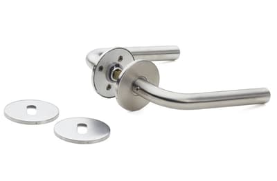 Dörrhandtag Habo A13154 19mm inkl Nyckelskylt Rostfritt