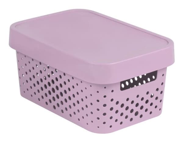 Curver INFINITY 4,5 liter rosa genomskinlig behållare med lock