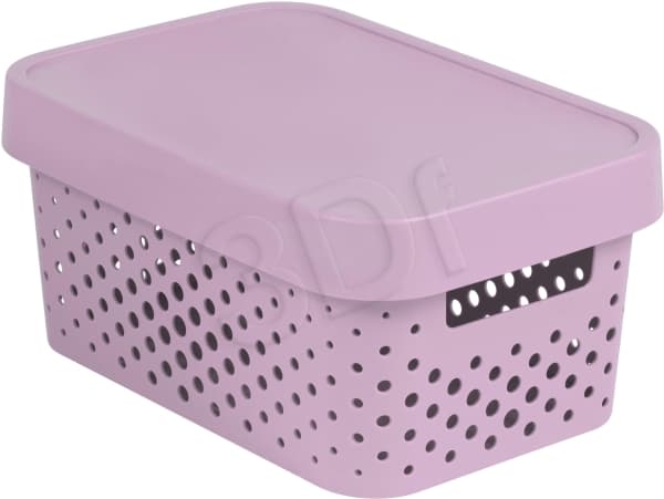 Curver INFINITY 4,5 liter rosa genomskinlig behållare med lock
