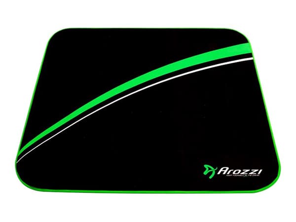 Arozzi FLOORMAT - Stolmatta för kontor, hem - rektangulär - 116 x 116 cm - grön