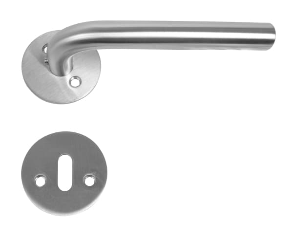 Home>it® dørgreb med L-greb 16 mm rustfri stål