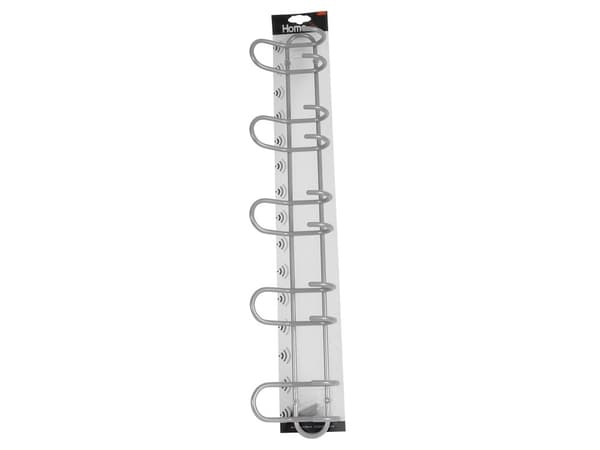 Home>it® knagerække med 5 knage Ø8 mm x 68,5×6,5 x 13 cm satin