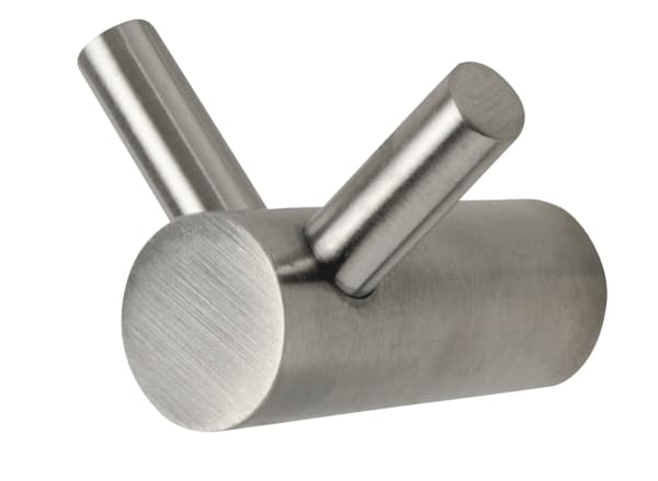 Home>it® knag "Y" med 2 kroge 1,4 x 3,5 cm rustfrit stål