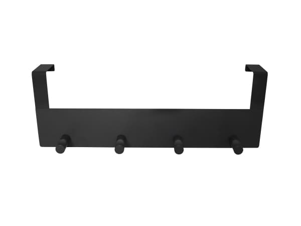 Home&gt;it® dörrknappsrad med 4 knoppar 11,4 x 32 x 4,4 cm matt svart