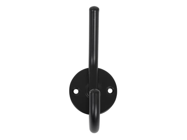 Home>it® hattekrog enkelt Ø10 mm x 6 × 6 x 8 cm sort