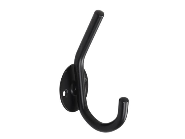 Home>it® hattekrog enkelt Ø10 mm x 6 × 6 x 8 cm sort