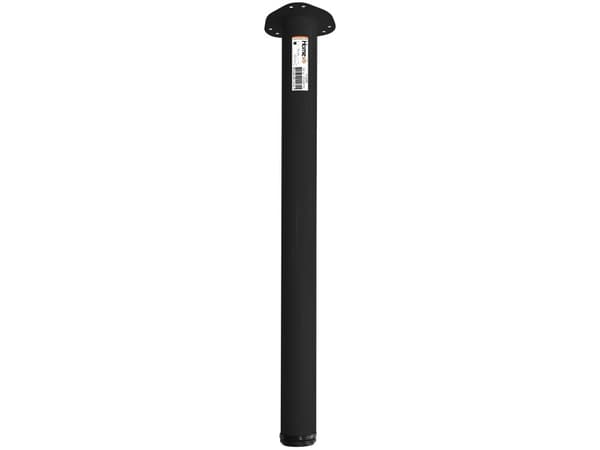 Home>it® rund bordben med stilleskrue Ø60 mm x 70 cm sort