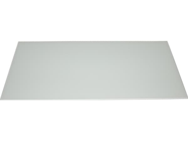 Home>it® firkantet stænkplade 60 x 30 cm hærdet hvid glas