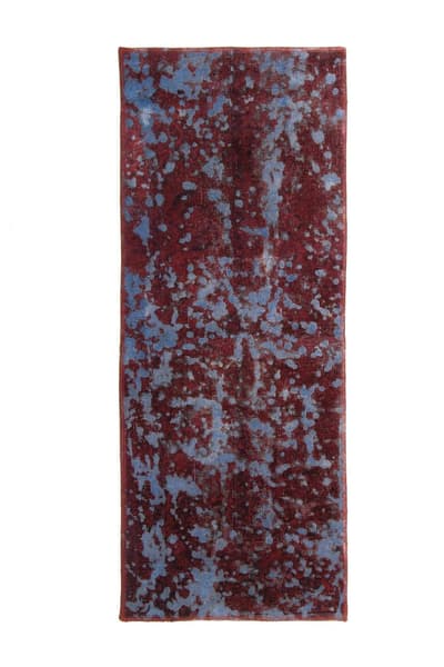 Hand knotted Persian Vintage Rug Tabriz Wool 60x152cm