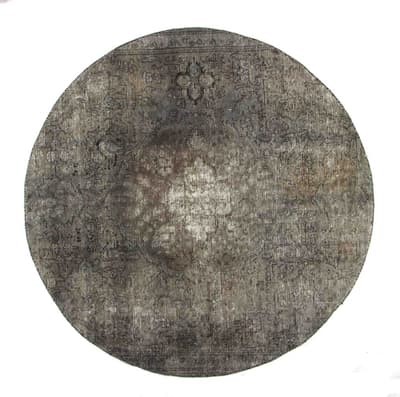 Käsin solmittu persialainen vintage-matto Tabriz-villa 160cm