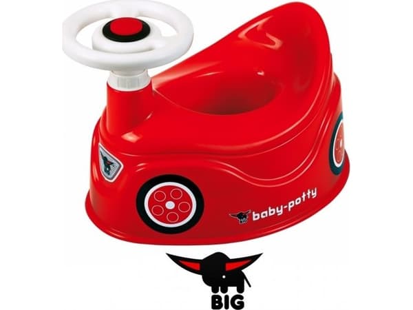 BIG Baby Potty, Röd, Plast, Bild, Baby-Potty, Pojke/flicka, 1 År