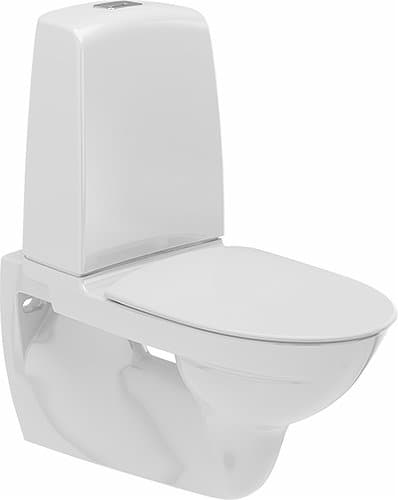 WC-stol Ifö Spira 6293 Vägghängd inkl Mjukstängande Hårdsits