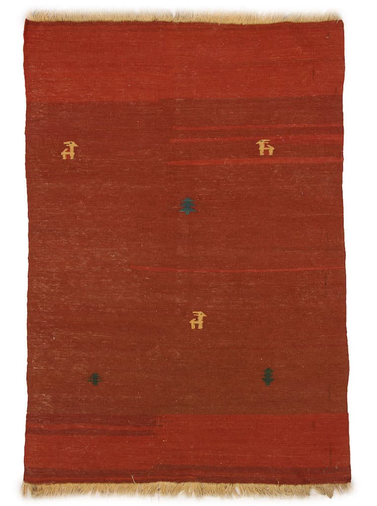 Håndknyttet Persisk Tæppe Shiraz Kelim Uld 106x152