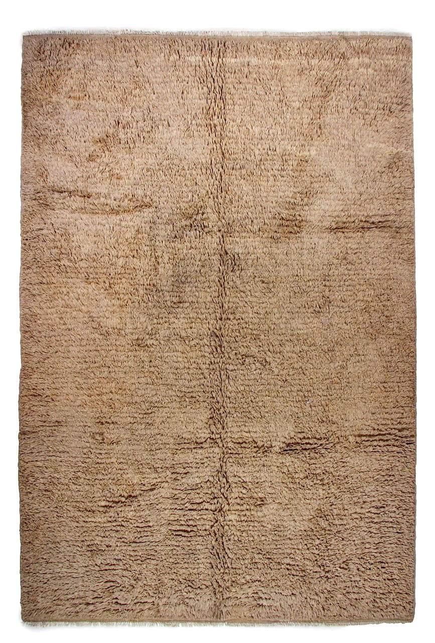 Håndknyttet Persisk Tæppe Gabbeh Shiraz uldcreme 200x302