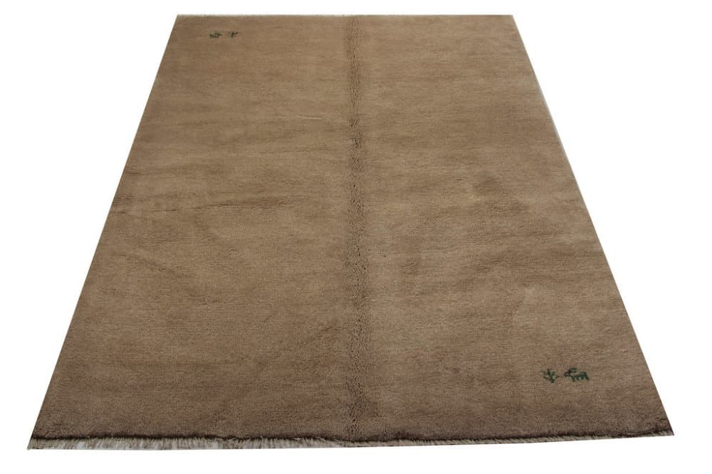 Håndknyttet Persisk Tæppe Gabbeh Shiraz uldcreme 173x250