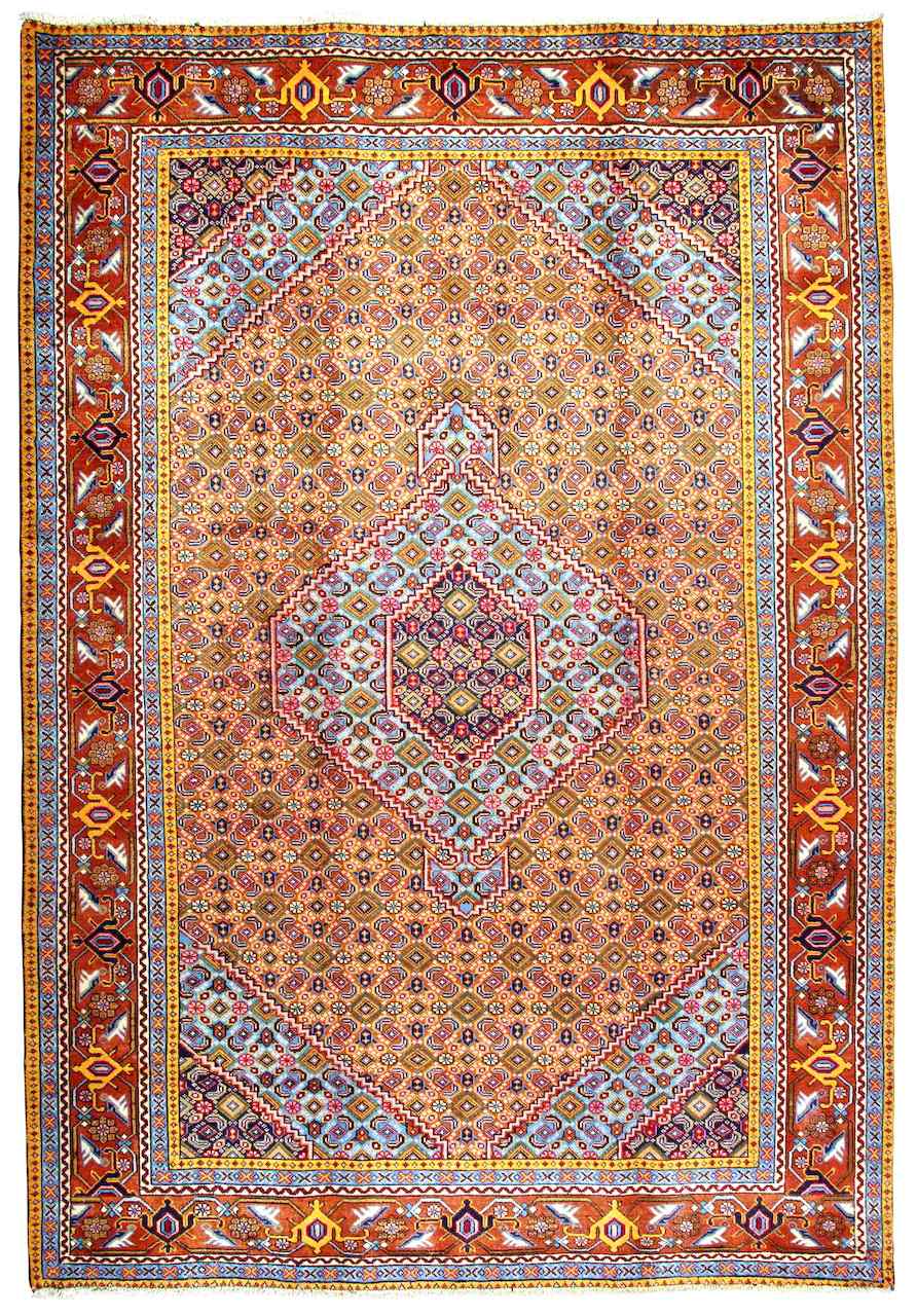 Käsin solmittu persialainen matto Ardebil 197x288cm