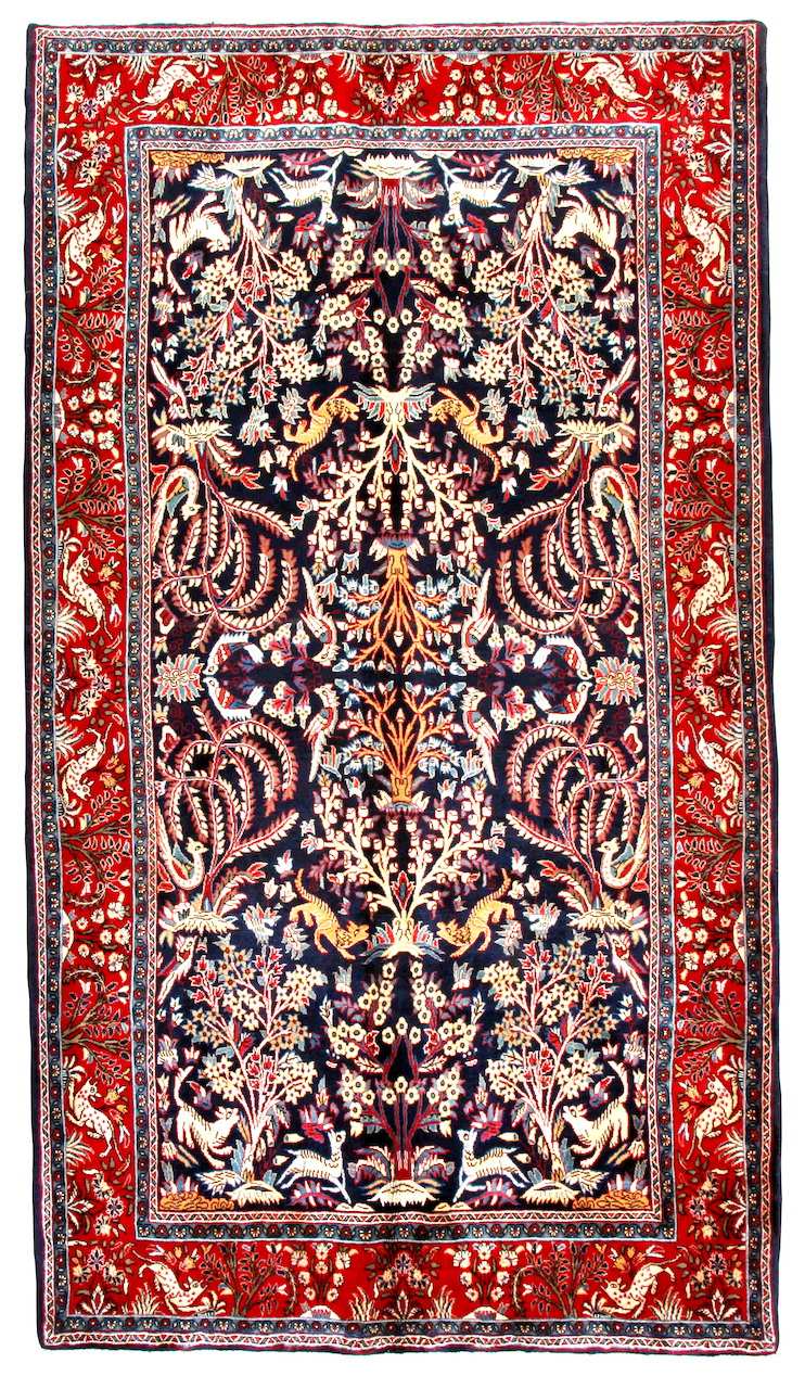 Håndknyttet Persisk Tæppe Sarouk 163x296