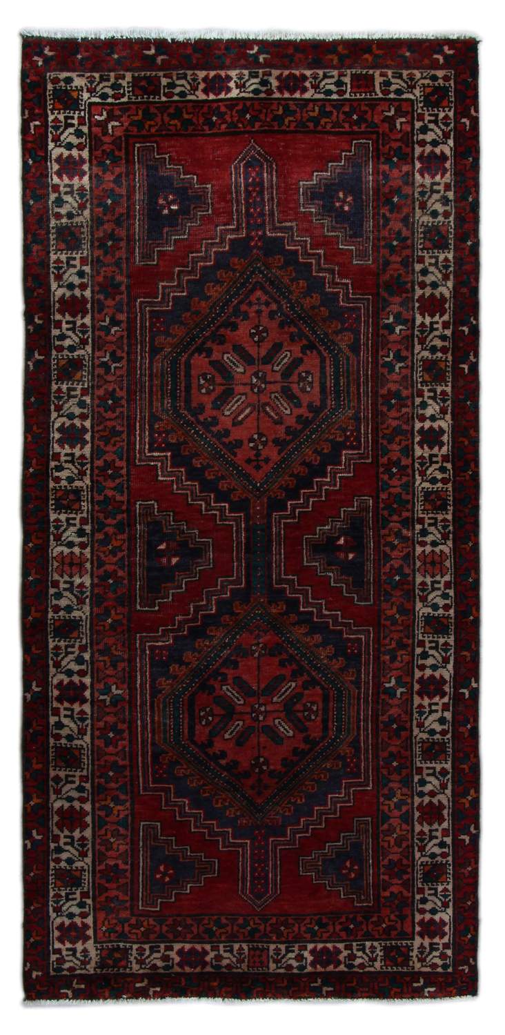Käsin solmitut alkuperäiset persialaiset vintage-matot Sarab 100x220cm