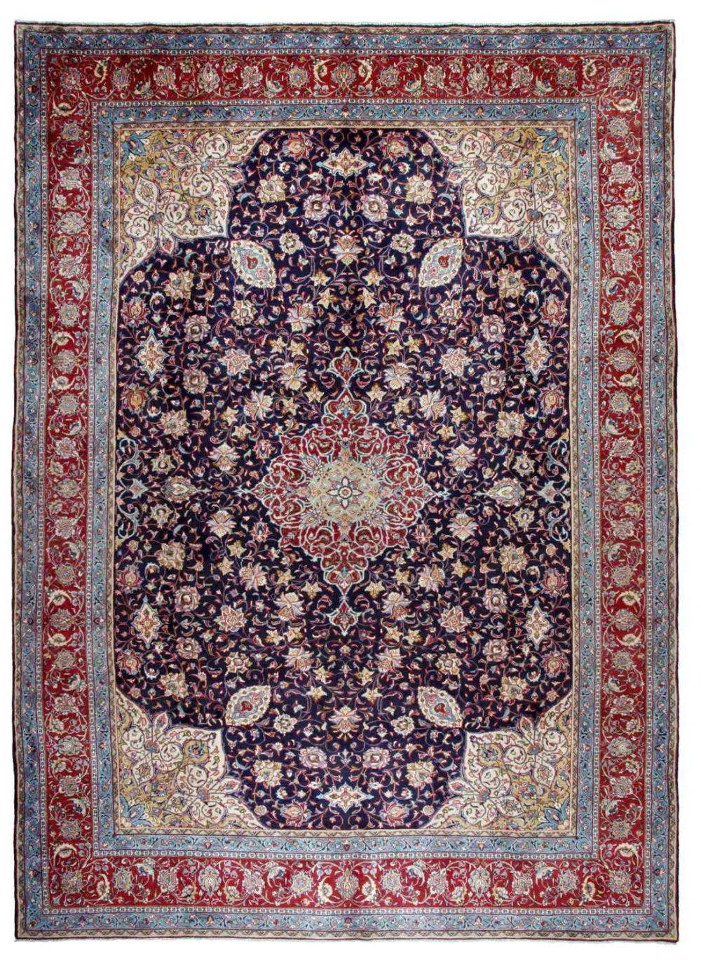 Håndknyttet Persisk Tæppe Sarouk 275x385